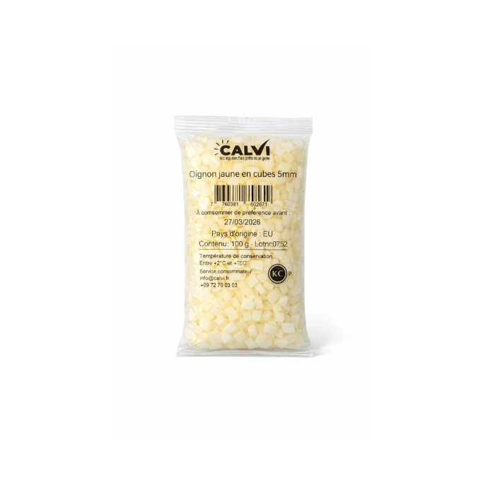 [OJN111] Oignon jaune en cubes - 100g