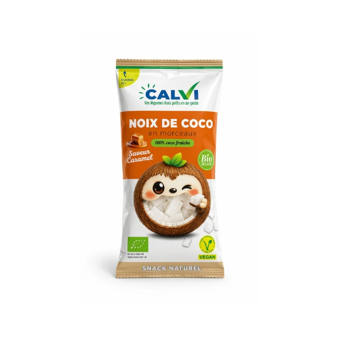 [SNCC030] Snack Noix De Coco saveur Caramel 30g